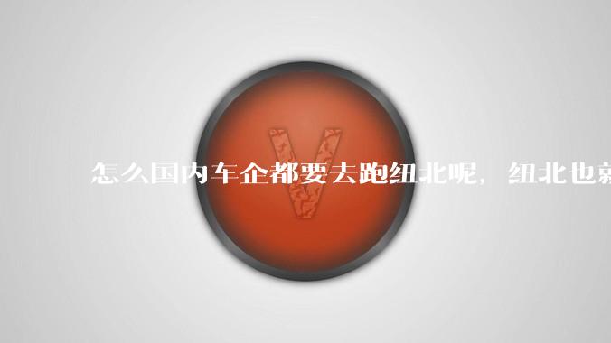 怎么国内车企都要去跑纽北呢，纽北也就是个普通赛道?