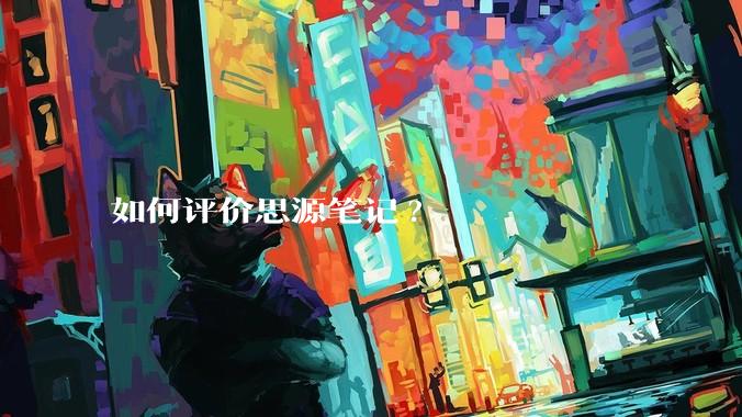 如何评价思源笔记?